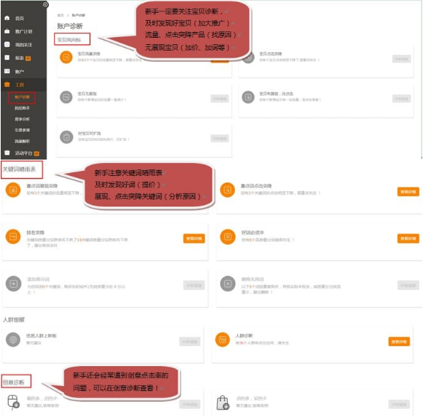 直通车后台工具新手指引