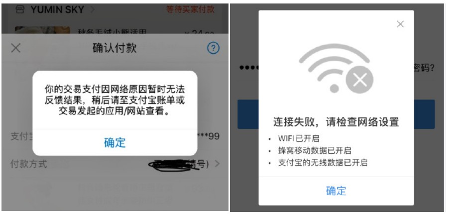 支付宝回应App崩了：机房网络出现短暂抖动，已恢复_金融_电商报