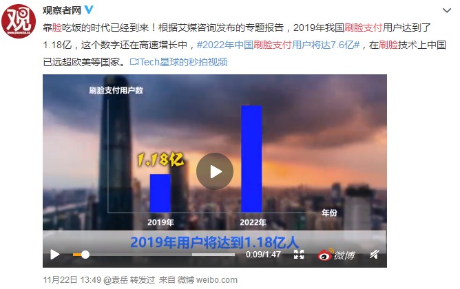 刷脸支付硝烟弥漫 瓶颈已破隐忧未消_金融_电商报
