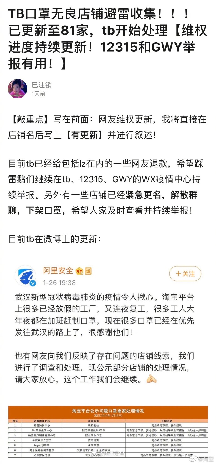 淘宝回应口罩价格不稳等问题：已下架相关商品 将协助退款_零售_电商报