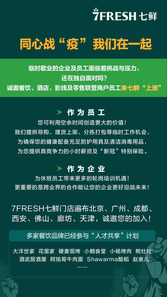 京东7FRESH发布“人才共享”计划_零售_电商报