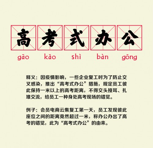 “高考式吃饭”“高考式办公”成企业复工最亮姿势  网友：太拼了_行业观察_电商报