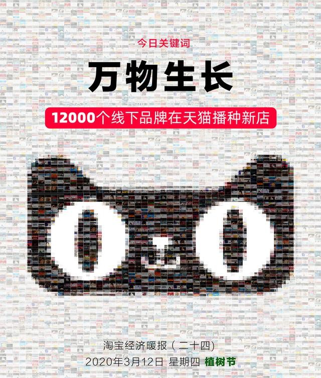 《淘宝经济暖报》：12000个线下品牌入驻天猫开新店_零售_电商报