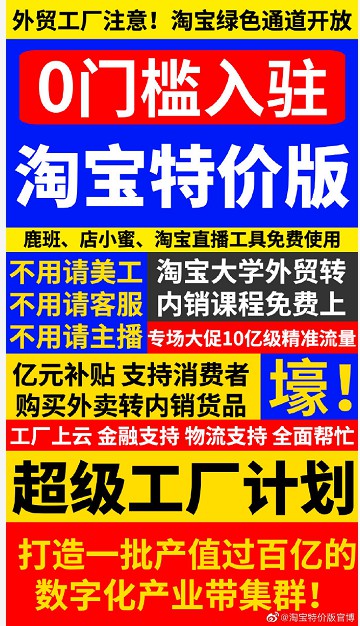 “淘宝特价版101”开启 土味迎来高光时刻_零售_电商报