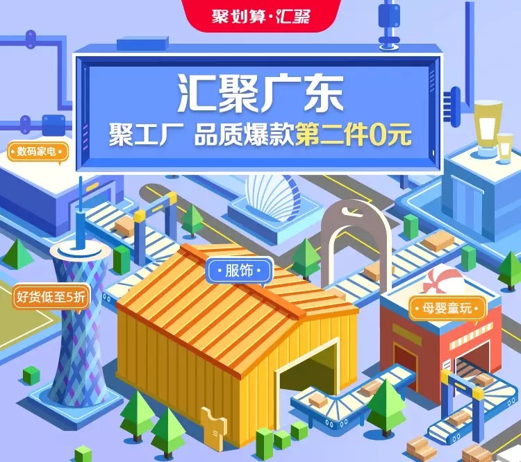 聚划算在广东启动“聚工厂” 为深圳、东莞分别设置专区_零售_电商报