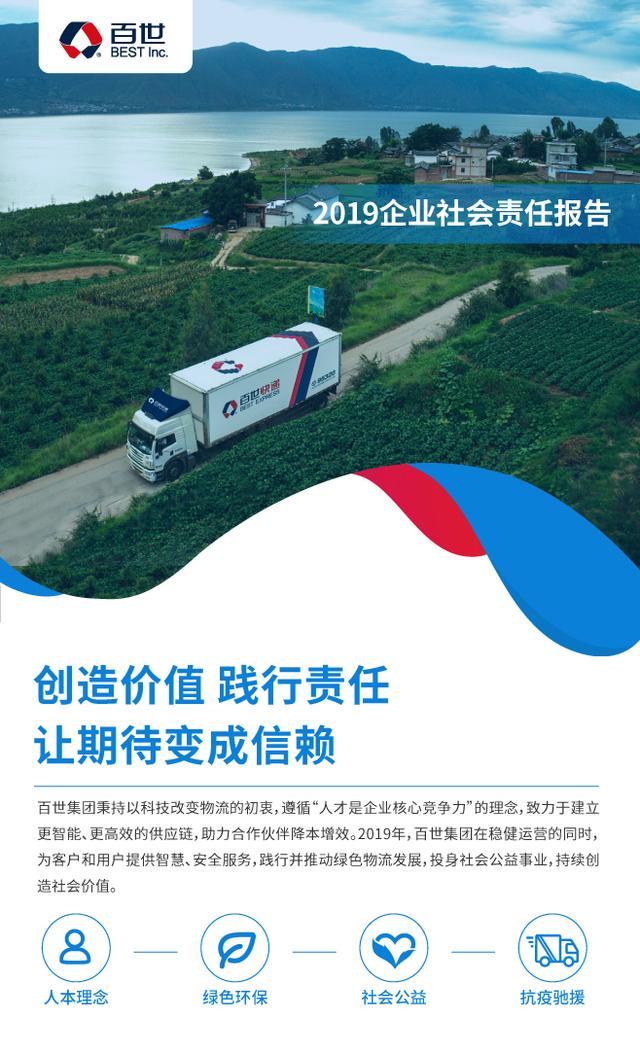 百世发布社会责任报告：快递乡镇覆盖率超九成_物流_电商报