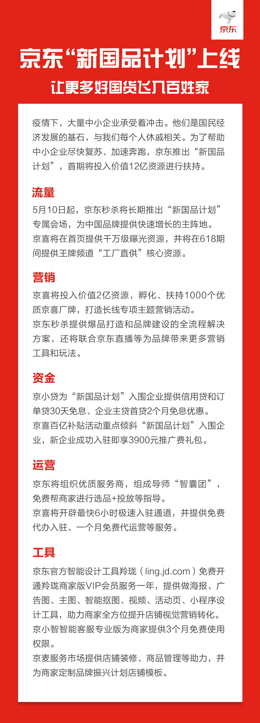 京东“新国品计划”上线 首期将投入12亿资源进行扶持_零售_电商报