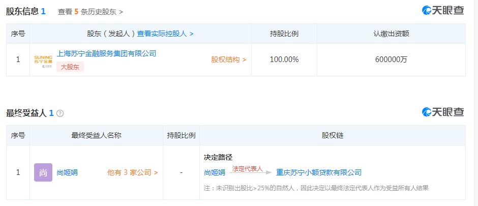 重庆苏宁小额贷款有限公司注册资本增至60亿_金融_电商报