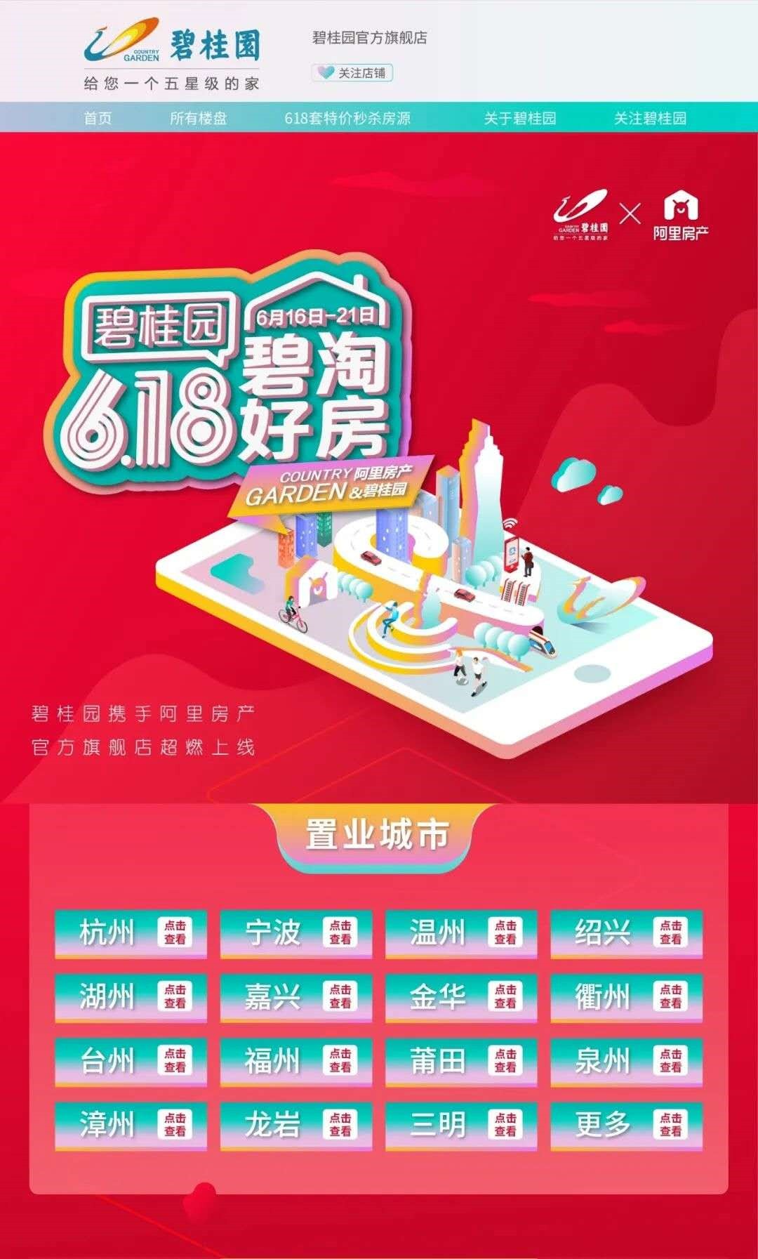 碧桂园入驻天猫 百家房企线上酣战_零售_电商报