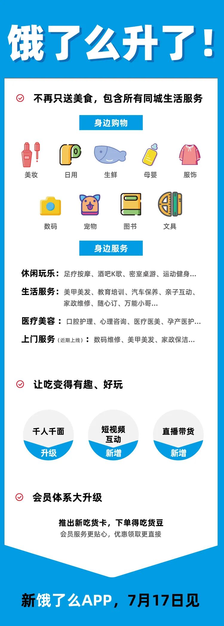饿了么全面升级   推出“下饭直播”以及短视频_O2O_电商报