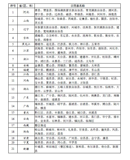 2020年电子商务进农村示范县名单出炉：超170个示范县上榜_零售_电商报