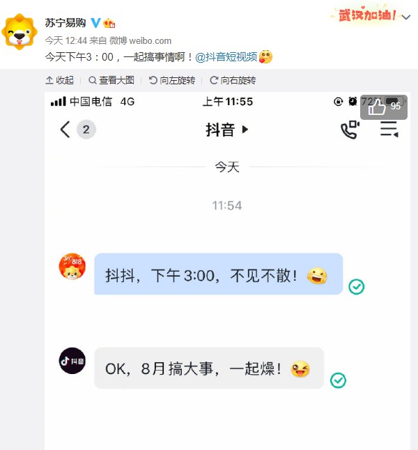 苏宁易购抖音电商达成合作 全量商品入驻抖音小店_零售_电商报