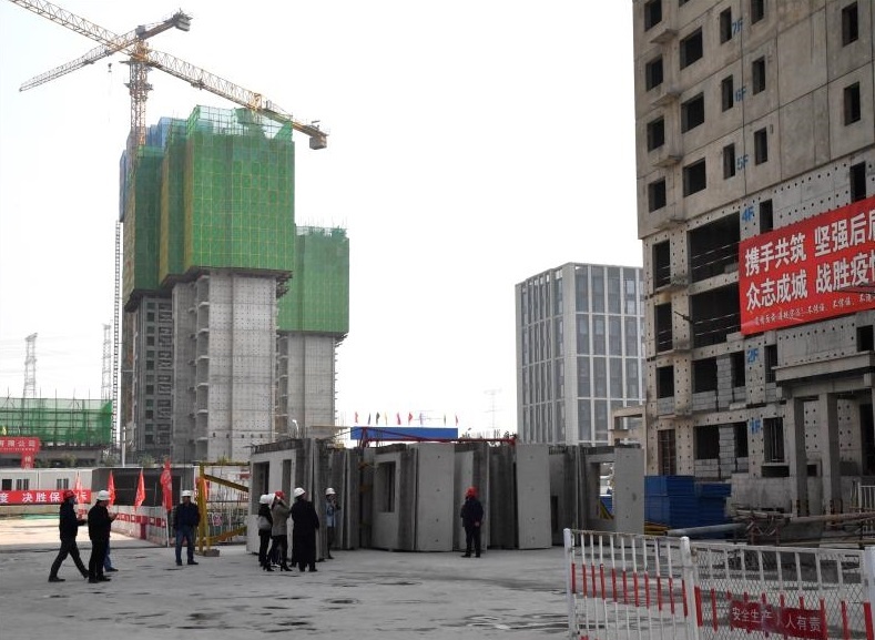 记者走访中铁置业建筑工地和交房现场 带你看看共有产权房-中国商网