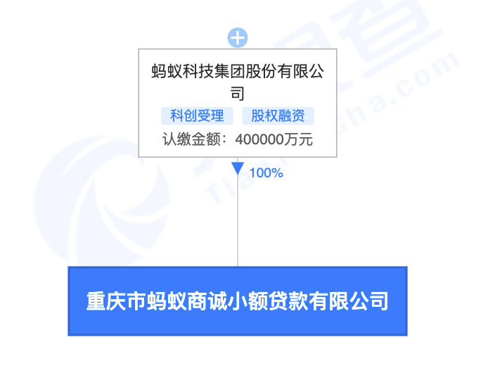 蚂蚁借呗运营主体股权变更 由蚂蚁集团全资控股_支付_电商报